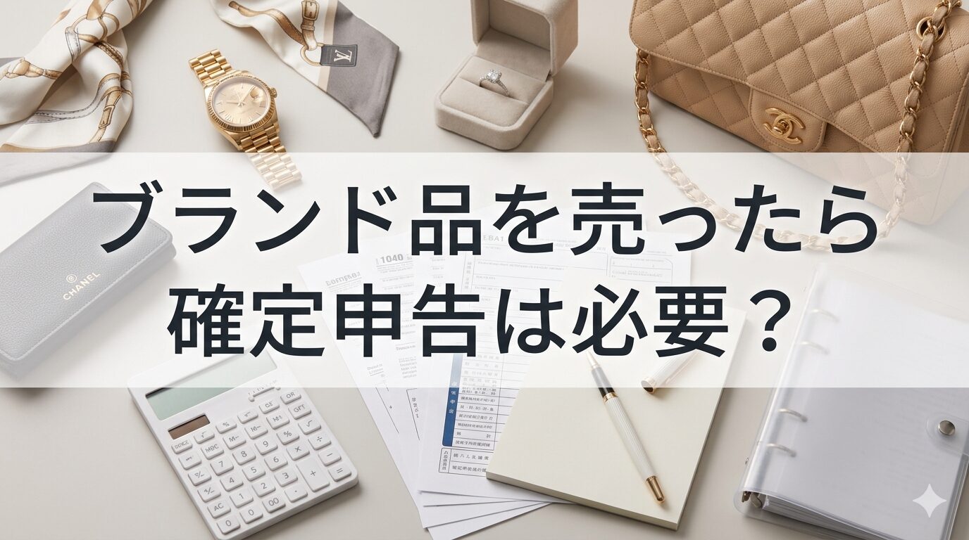 ブランド品を売ったら確定申告は必要？